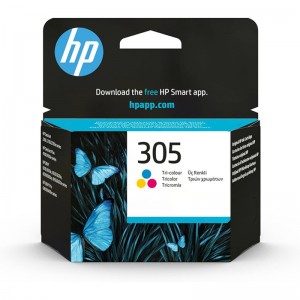 Tinteiro HP Original 305 Tricolor